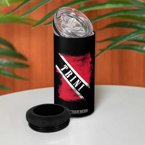 Trinidad and Tobago Flag 4 in 1 Can Cooler Tumbler Caribbean Souvenir TS10 Print Your Wear