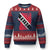 Trinidad and Tobago Flag Ugly Christmas Sweater Caribbean Souvenir TS10 Navy Red Print Your Wear