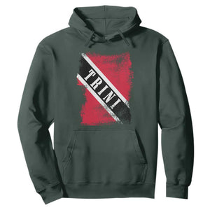 Trinidad and Tobago Flag Hoodie Caribbean Souvenir TS10 Dark Forest Green Print Your Wear