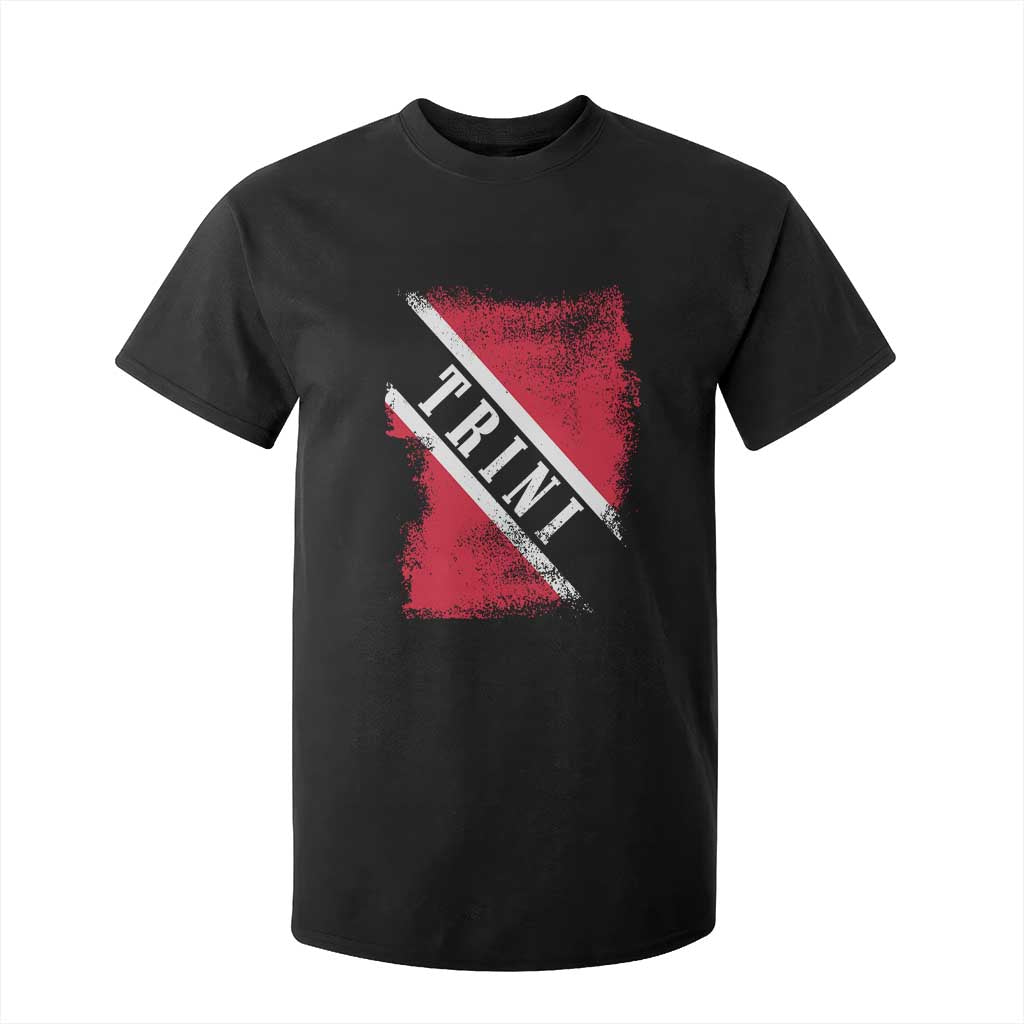 Trinidad and Tobago Flag T Shirt For Kid Caribbean Souvenir TS10 Black Print Your Wear