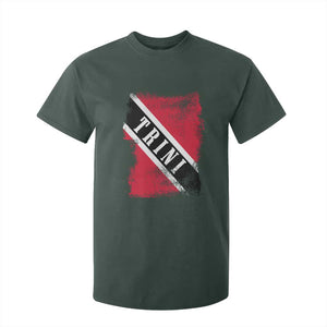 Trinidad and Tobago Flag T Shirt For Kid Caribbean Souvenir TS10 Dark Forest Green Print Your Wear