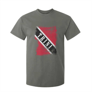Trinidad and Tobago Flag T Shirt For Kid Caribbean Souvenir TS10 Military Green Print Your Wear