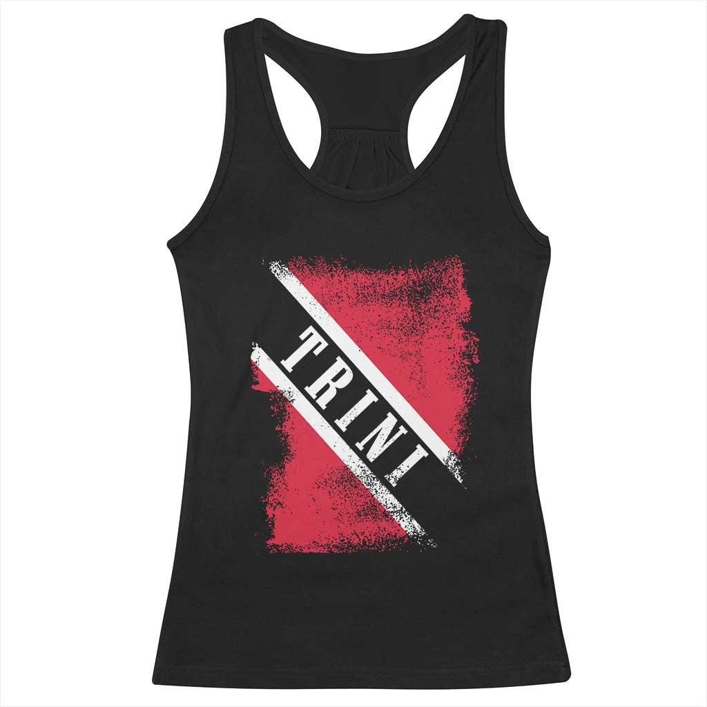 Trinidad and Tobago Flag Racerback Tank Top Caribbean Souvenir TS10 Black Print Your Wear
