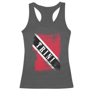 Trinidad and Tobago Flag Racerback Tank Top Caribbean Souvenir TS10 Dark Heather Print Your Wear