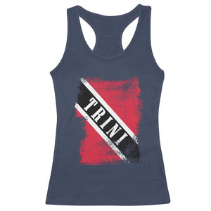 Trinidad and Tobago Flag Racerback Tank Top Caribbean Souvenir TS10 Navy Print Your Wear