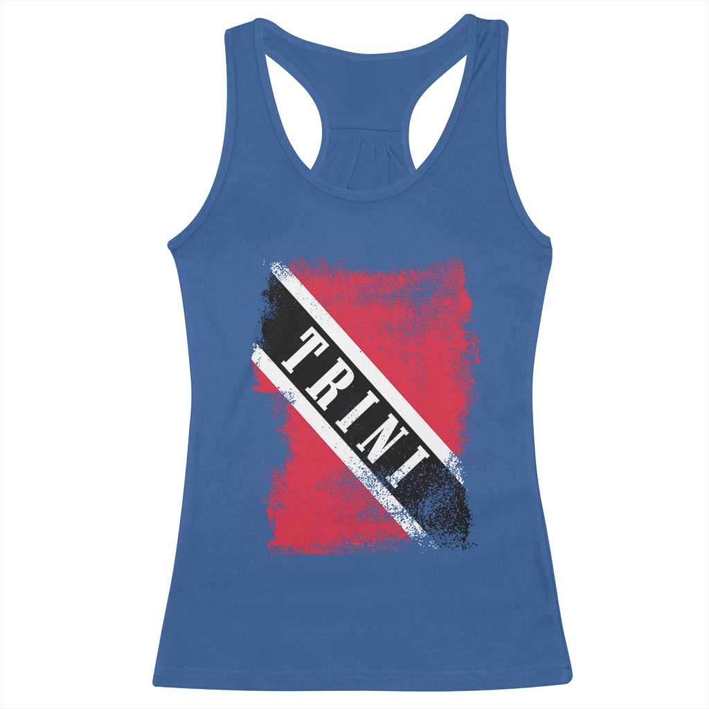 Trinidad and Tobago Flag Racerback Tank Top Caribbean Souvenir TS10 Royal Blue Print Your Wear