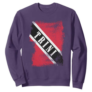 Trinidad and Tobago Flag Sweatshirt Caribbean Souvenir TS10 Purple Print Your Wear