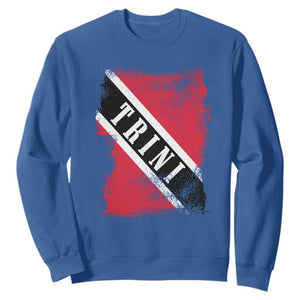 Trinidad and Tobago Flag Sweatshirt Caribbean Souvenir TS10 Royal Blue Print Your Wear