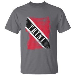 Trinidad and Tobago Flag T Shirt Caribbean Souvenir TS10 Charcoal Print Your Wear