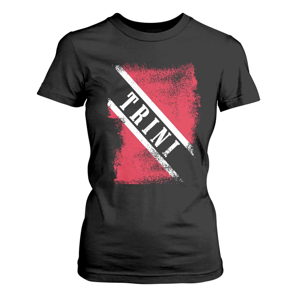 Trinidad and Tobago Flag T Shirt For Women Caribbean Souvenir TS10 Black Print Your Wear