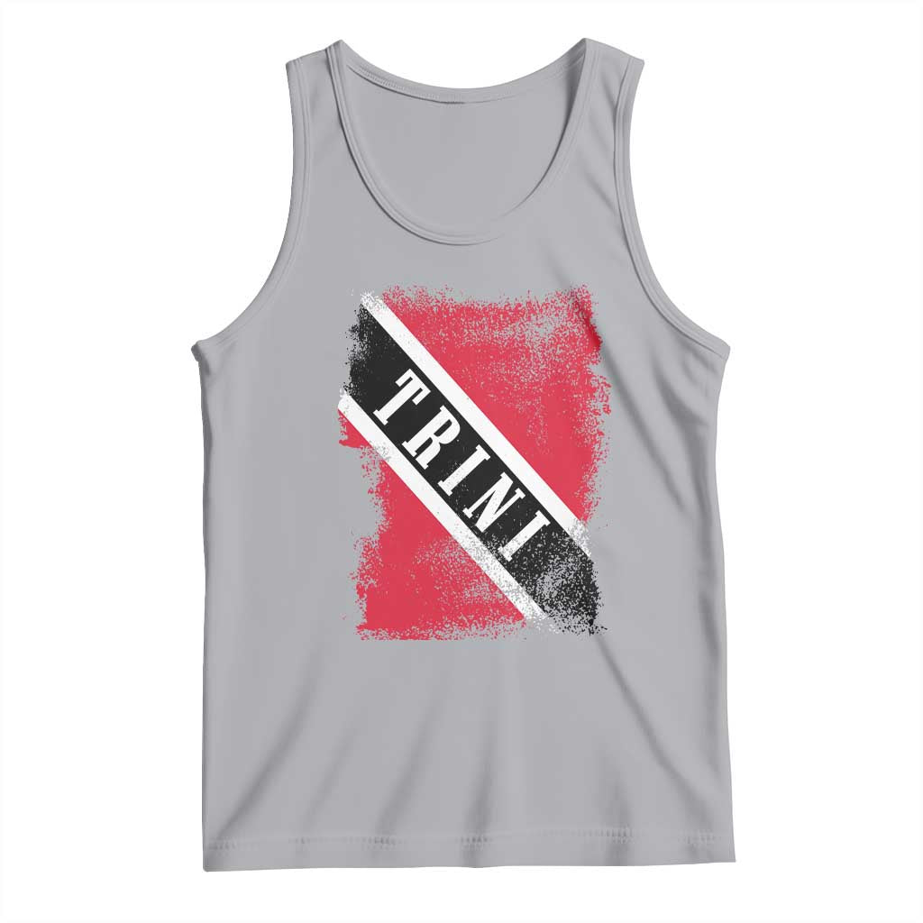 Trinidad and Tobago Flag Tank Top Caribbean Souvenir TS10 Athletic Heather Print Your Wear