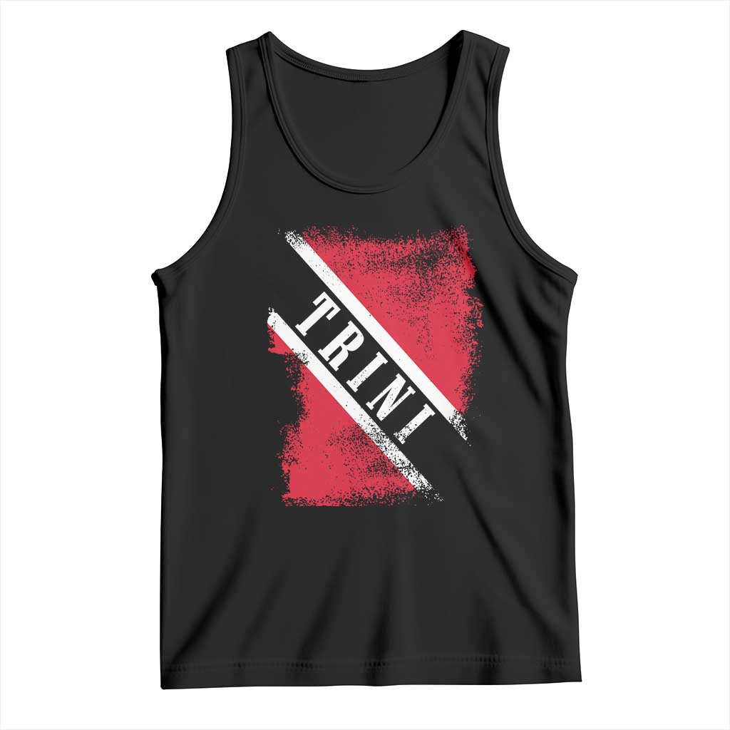 Trinidad and Tobago Flag Tank Top Caribbean Souvenir TS10 Black Print Your Wear