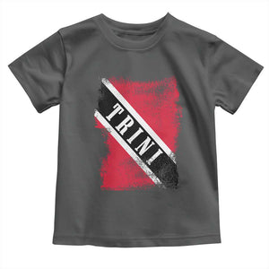Trinidad and Tobago Flag Toddler T Shirt Caribbean Souvenir TS10 Dark Heather Print Your Wear