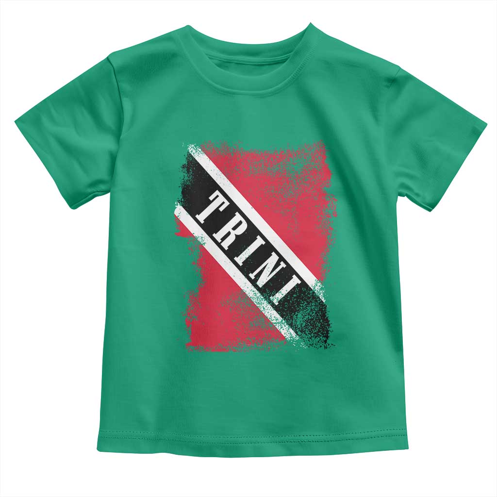 Trinidad and Tobago Flag Toddler T Shirt Caribbean Souvenir TS10 Irish Green Print Your Wear