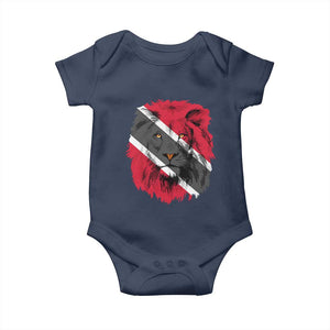 Trinidad and Tobago Flag Lion Baby Onesie Caribbean Souvenir TS10 Navy Print Your Wear