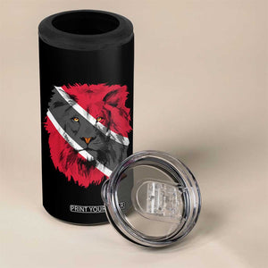 Trinidad and Tobago Flag Lion 4 in 1 Can Cooler Tumbler Caribbean Souvenir TS10 Print Your Wear