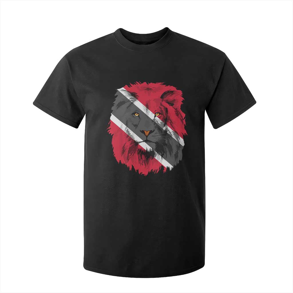 Trinidad and Tobago Flag Lion T Shirt For Kid Caribbean Souvenir TS10 Black Print Your Wear
