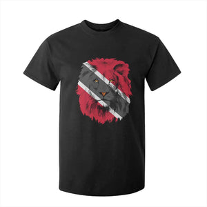 Trinidad and Tobago Flag Lion T Shirt For Kid Caribbean Souvenir TS10 Black Print Your Wear