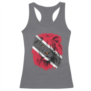 Trinidad and Tobago Flag Lion Racerback Tank Top Caribbean Souvenir TS10 Charcoal Print Your Wear