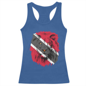 Trinidad and Tobago Flag Lion Racerback Tank Top Caribbean Souvenir TS10 Royal Blue Print Your Wear