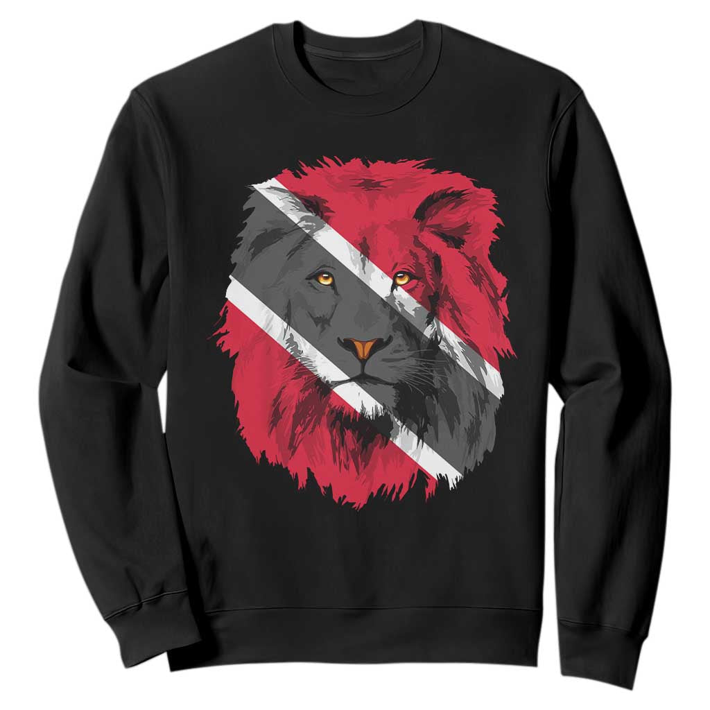 Trinidad and Tobago Flag Lion Sweatshirt Caribbean Souvenir TS10 Black Print Your Wear