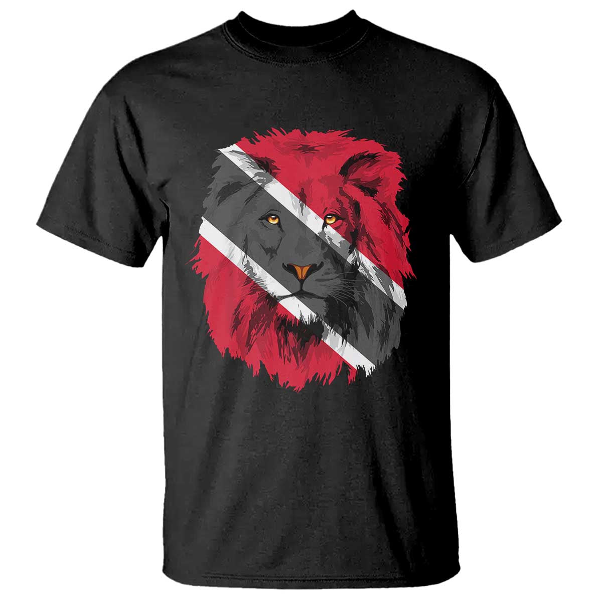 Trinidad and Tobago Flag Lion T Shirt Caribbean Souvenir TS10 Black Print Your Wear