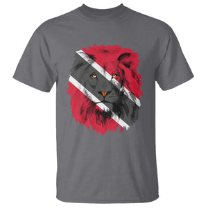 Trinidad and Tobago Flag Lion T Shirt Caribbean Souvenir TS10 Charcoal Print Your Wear