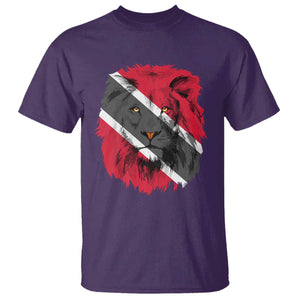 Trinidad and Tobago Flag Lion T Shirt Caribbean Souvenir TS10 Purple Print Your Wear