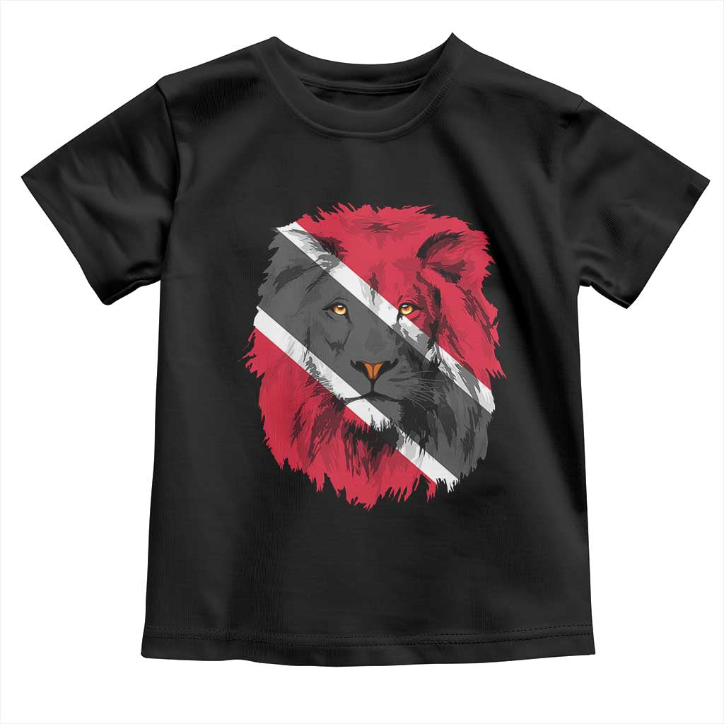 Trinidad and Tobago Flag Lion Toddler T Shirt Caribbean Souvenir TS10 Black Print Your Wear