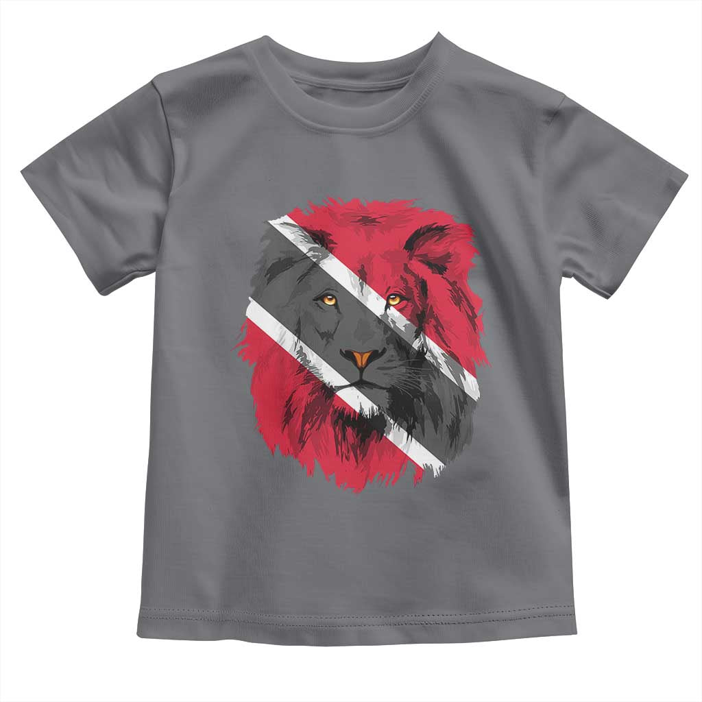 Trinidad and Tobago Flag Lion Toddler T Shirt Caribbean Souvenir TS10 Charcoal Print Your Wear