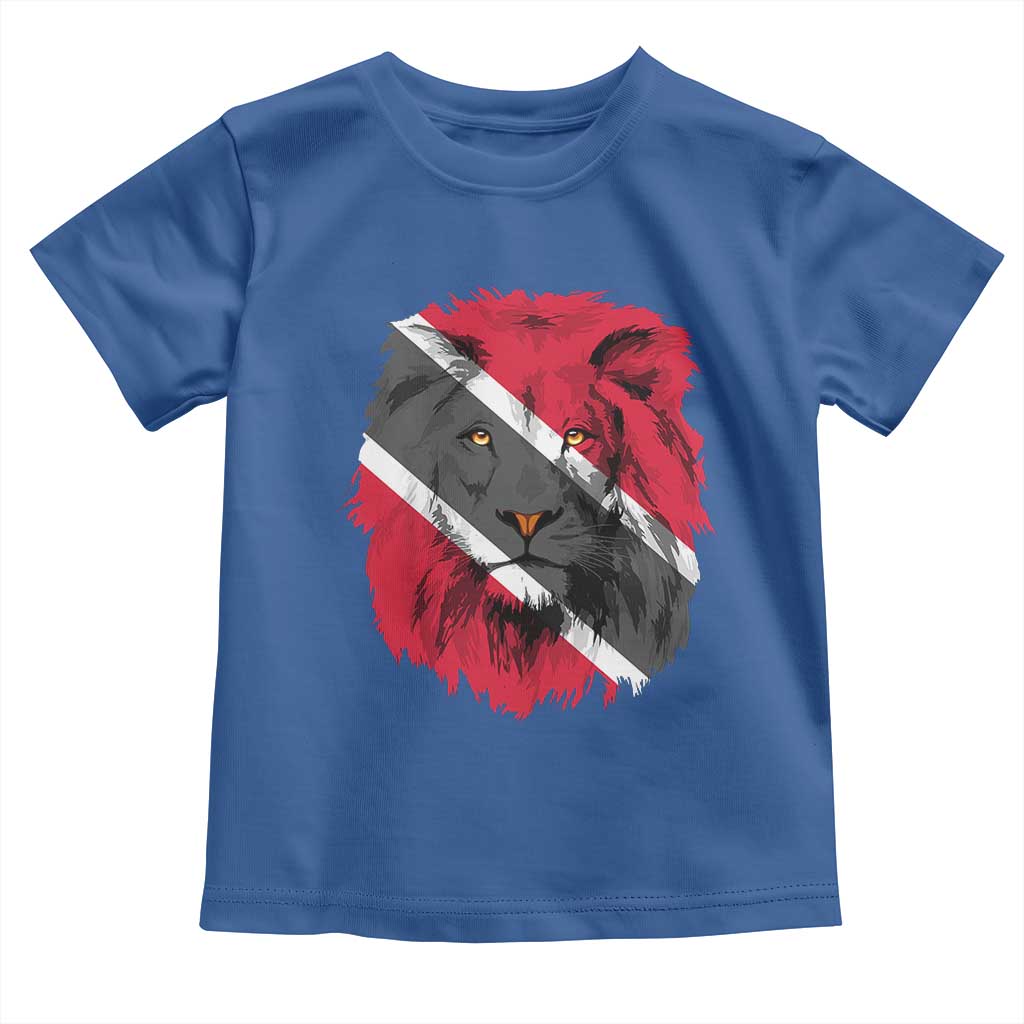 Trinidad and Tobago Flag Lion Toddler T Shirt Caribbean Souvenir TS10 Royal Blue Print Your Wear