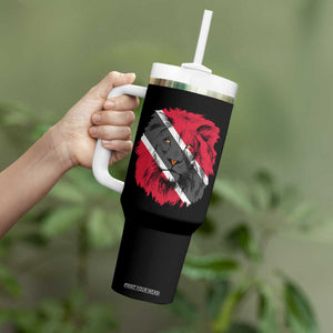 Trinidad and Tobago Flag Lion Tumbler With Handle Caribbean Souvenir TS10 Print Your Wear