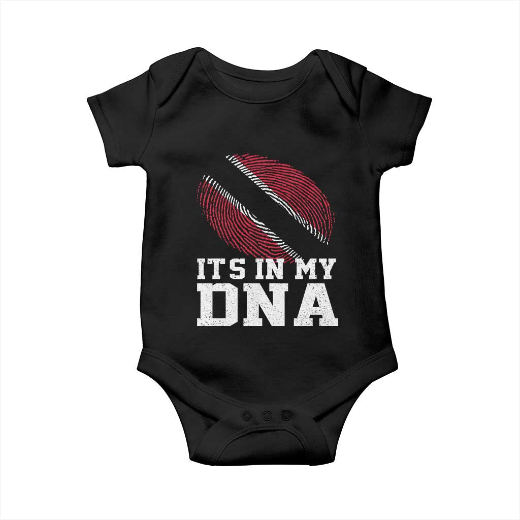 Trinidad and Tobago In My DNA Baby Onesie Trini Trinidadian Proud TS10 Black Print Your Wear