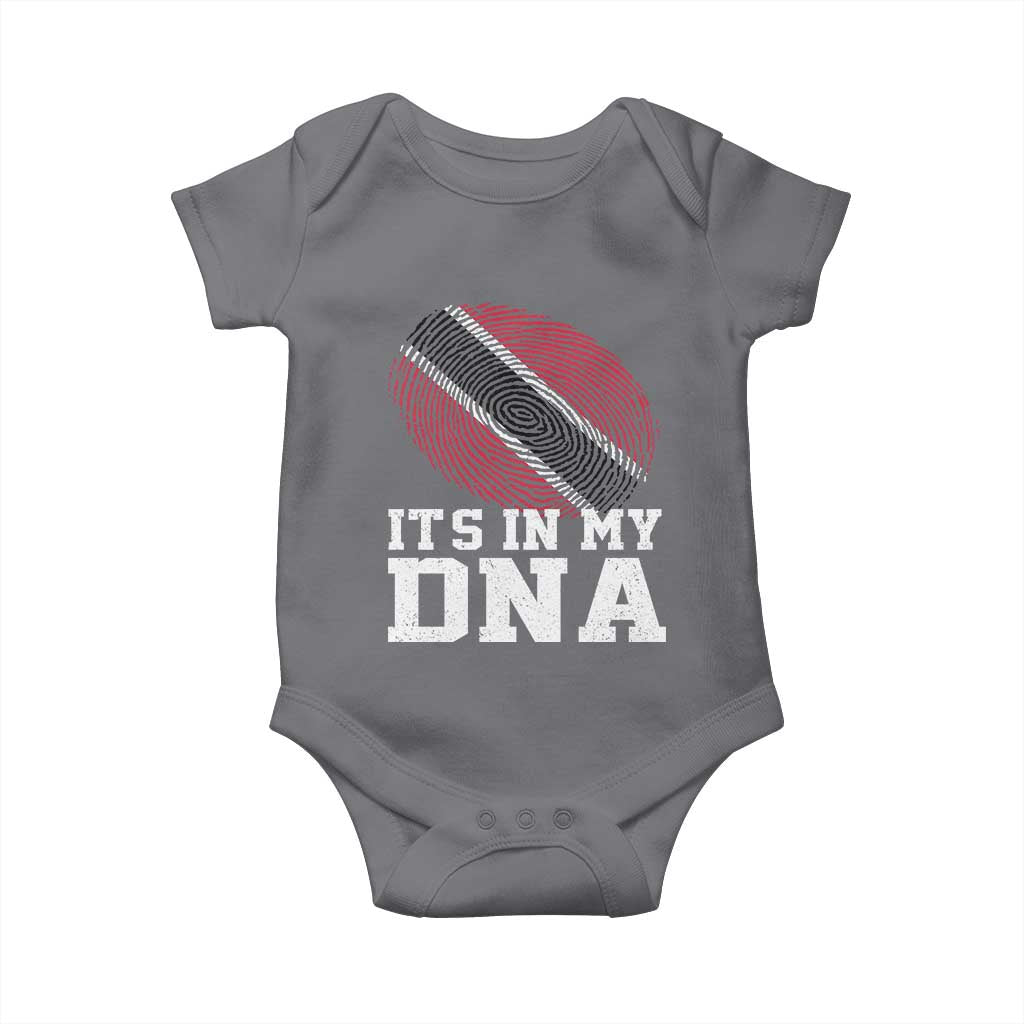 Trinidad and Tobago In My DNA Baby Onesie Trini Trinidadian Proud TS10 Charcoal Print Your Wear