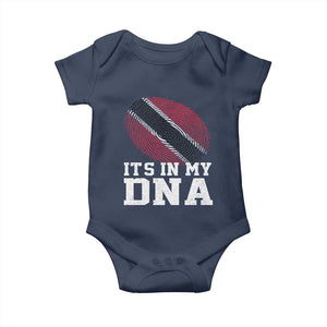 Trinidad and Tobago In My DNA Baby Onesie Trini Trinidadian Proud TS10 Navy Print Your Wear