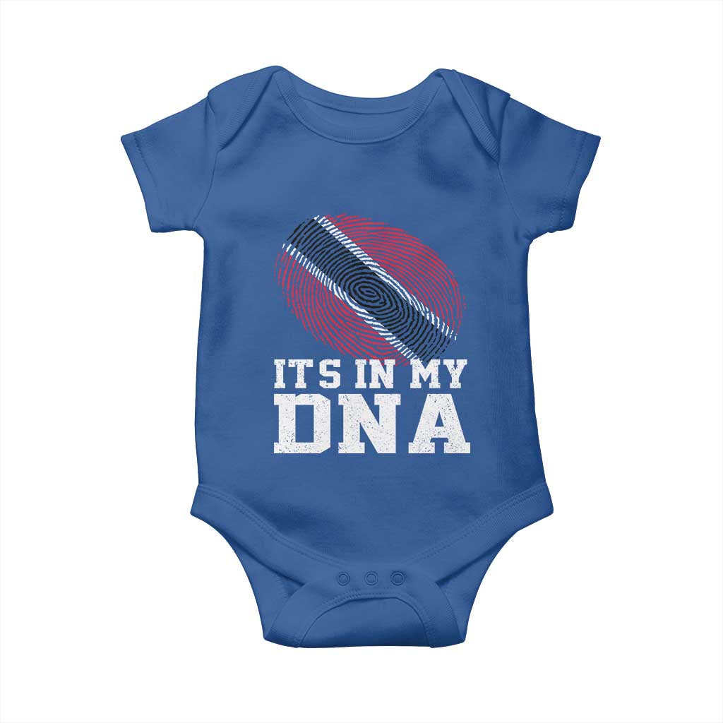 Trinidad and Tobago In My DNA Baby Onesie Trini Trinidadian Proud TS10 Royal Blue Print Your Wear