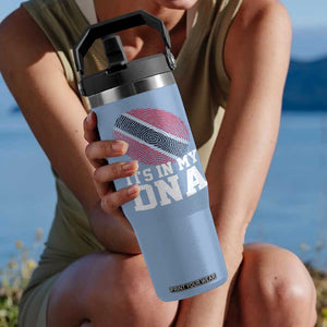 Trinidad and Tobago In My DNA Flip Straw Tumbler Trini Trinidadian Proud TS10 One Size: 30 oz Light Blue Print Your Wear