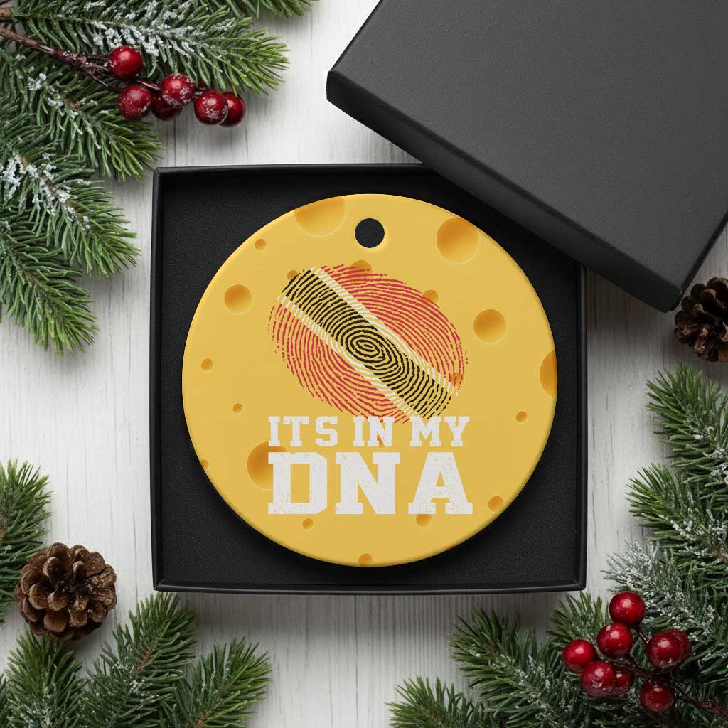 Trinidad and Tobago In My DNA Ceramic Ornament Trini Trinidadian Proud TS10 1pc Yellow Cheese Print Your Wear