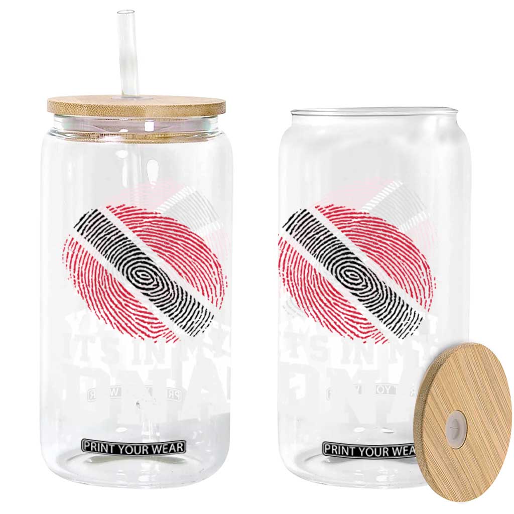 Trinidad and Tobago In My DNA Glass Can Trini Trinidadian Proud TS10 Print Your Wear