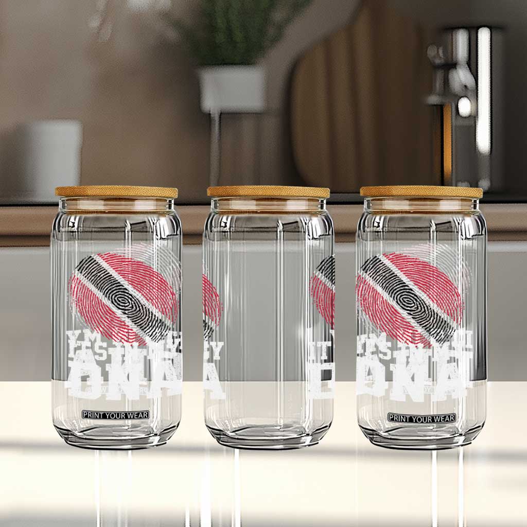 Trinidad and Tobago In My DNA Glass Can Trini Trinidadian Proud TS10 Print Your Wear