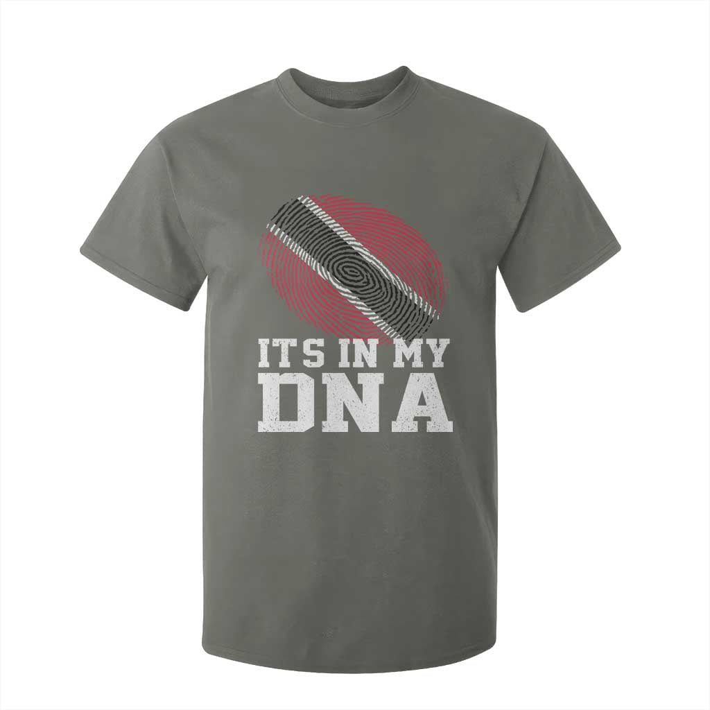 Trinidad and Tobago In My DNA T Shirt For Kid Trini Trinidadian Proud TS10 Military Green Print Your Wear