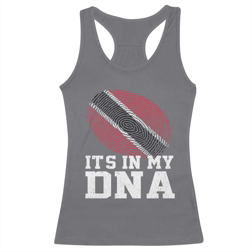 Trinidad and Tobago In My DNA Racerback Tank Top Trini Trinidadian Proud TS10 Charcoal Print Your Wear