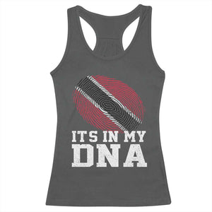 Trinidad and Tobago In My DNA Racerback Tank Top Trini Trinidadian Proud TS10 Dark Heather Print Your Wear