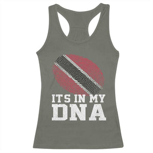 Trinidad and Tobago In My DNA Racerback Tank Top Trini Trinidadian Proud TS10 Military Green Print Your Wear