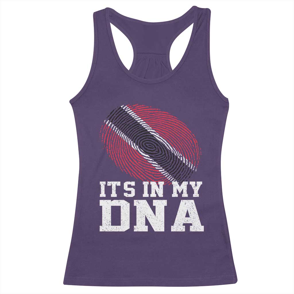 Trinidad and Tobago In My DNA Racerback Tank Top Trini Trinidadian Proud TS10 Purple Print Your Wear