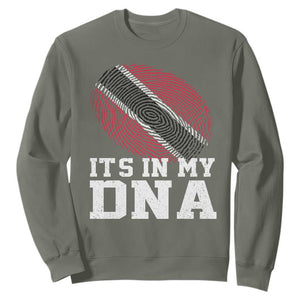 Trinidad and Tobago In My DNA Sweatshirt Trini Trinidadian Proud TS10 Military Green Print Your Wear