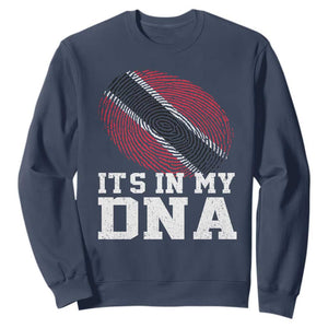 Trinidad and Tobago In My DNA Sweatshirt Trini Trinidadian Proud TS10 Navy Print Your Wear