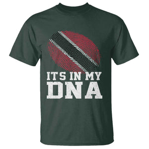 Trinidad and Tobago In My DNA T Shirt Trini Trinidadian Proud TS10 Dark Forest Green Print Your Wear