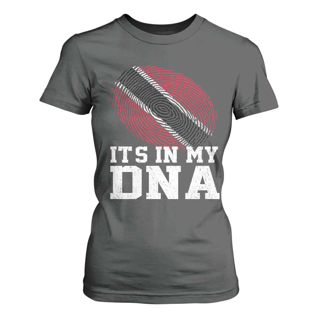 Trinidad and Tobago In My DNA T Shirt For Women Trini Trinidadian Proud TS10 Dark Heather Print Your Wear