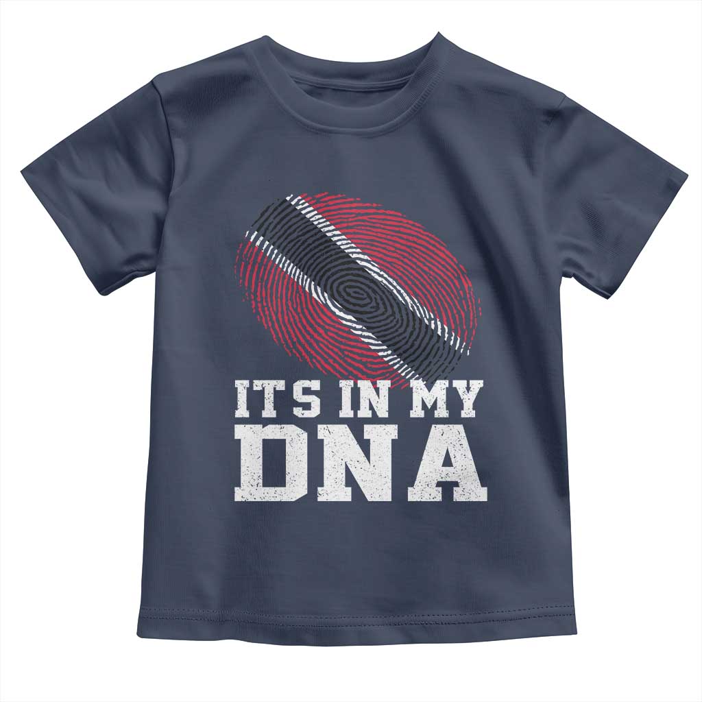 Trinidad and Tobago In My DNA Toddler T Shirt Trini Trinidadian Proud TS10 Navy Print Your Wear